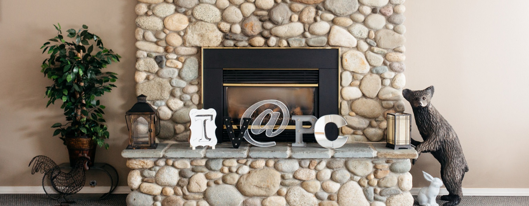 clubhouse fireplace
