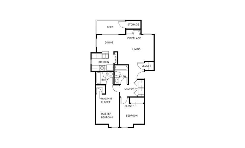Villas at Portage Creek 2x2 A