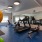well lit fitness center
